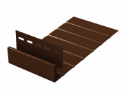 J фаска (лобовая) для софитов коричневая 3050 мм. Ю-Пласт
